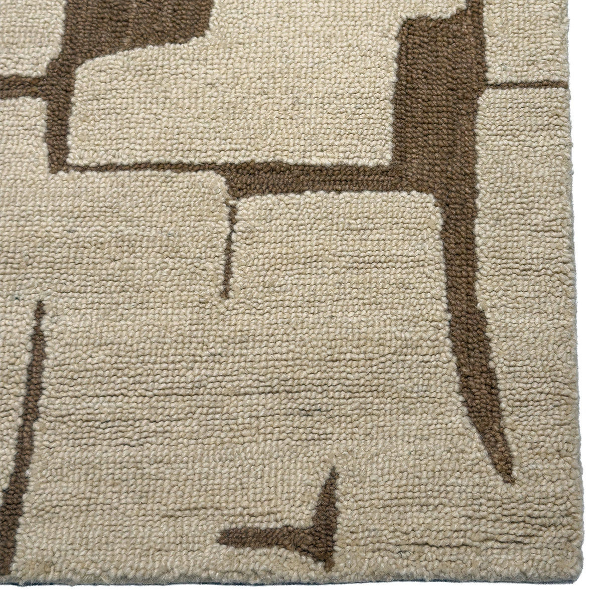 Tantu Ivory/Camel Hand Tufted Rug Rectangle image