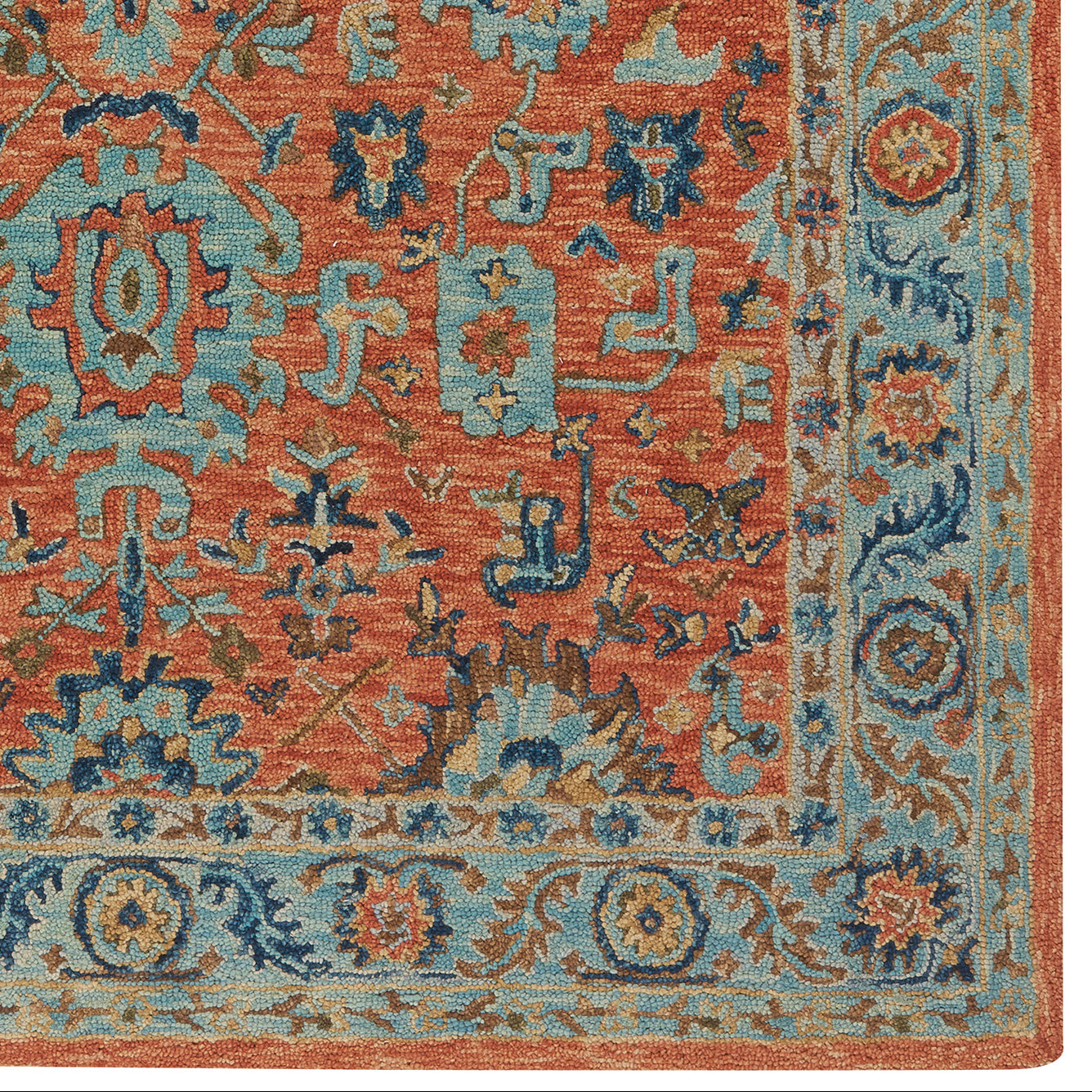 Avanti-Avondale Terra Blue Hand Tufted Rug Rectangle image