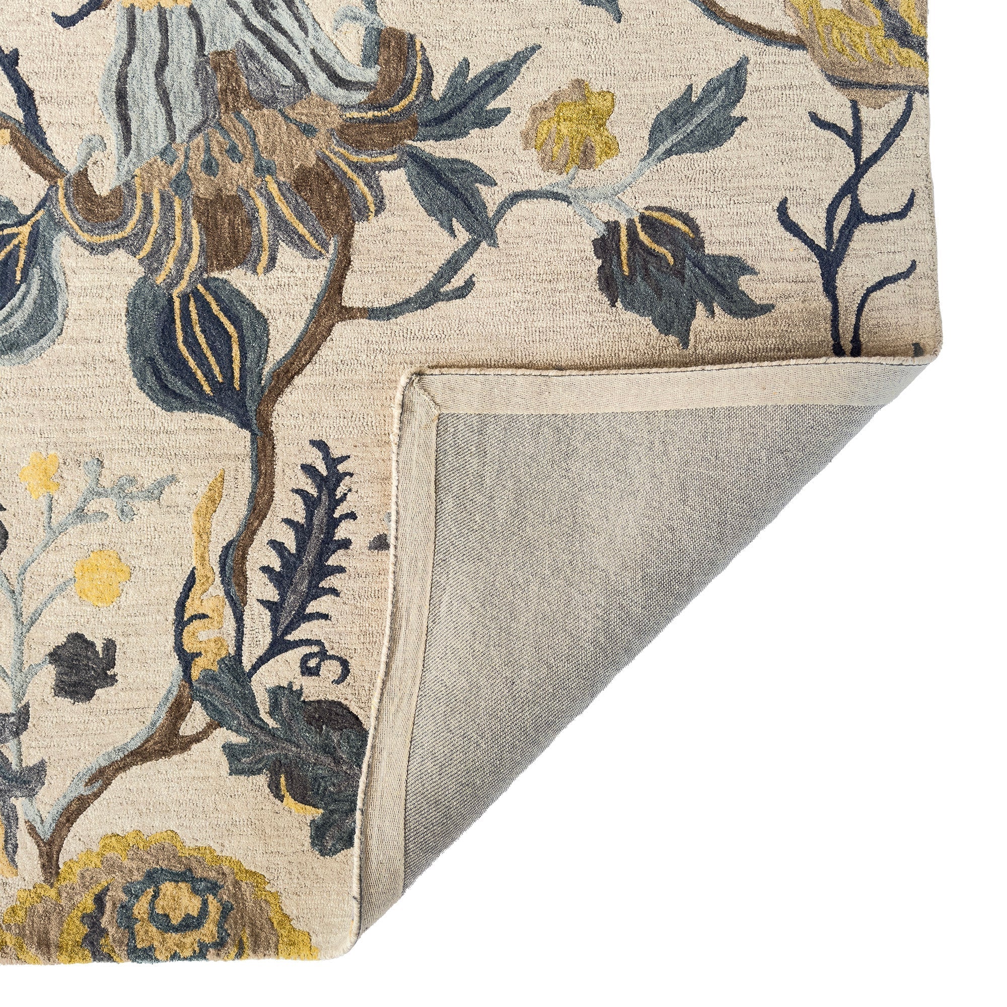 Avanti-Jacobean Gold Multi Hand Tufted Rug Rectangle image