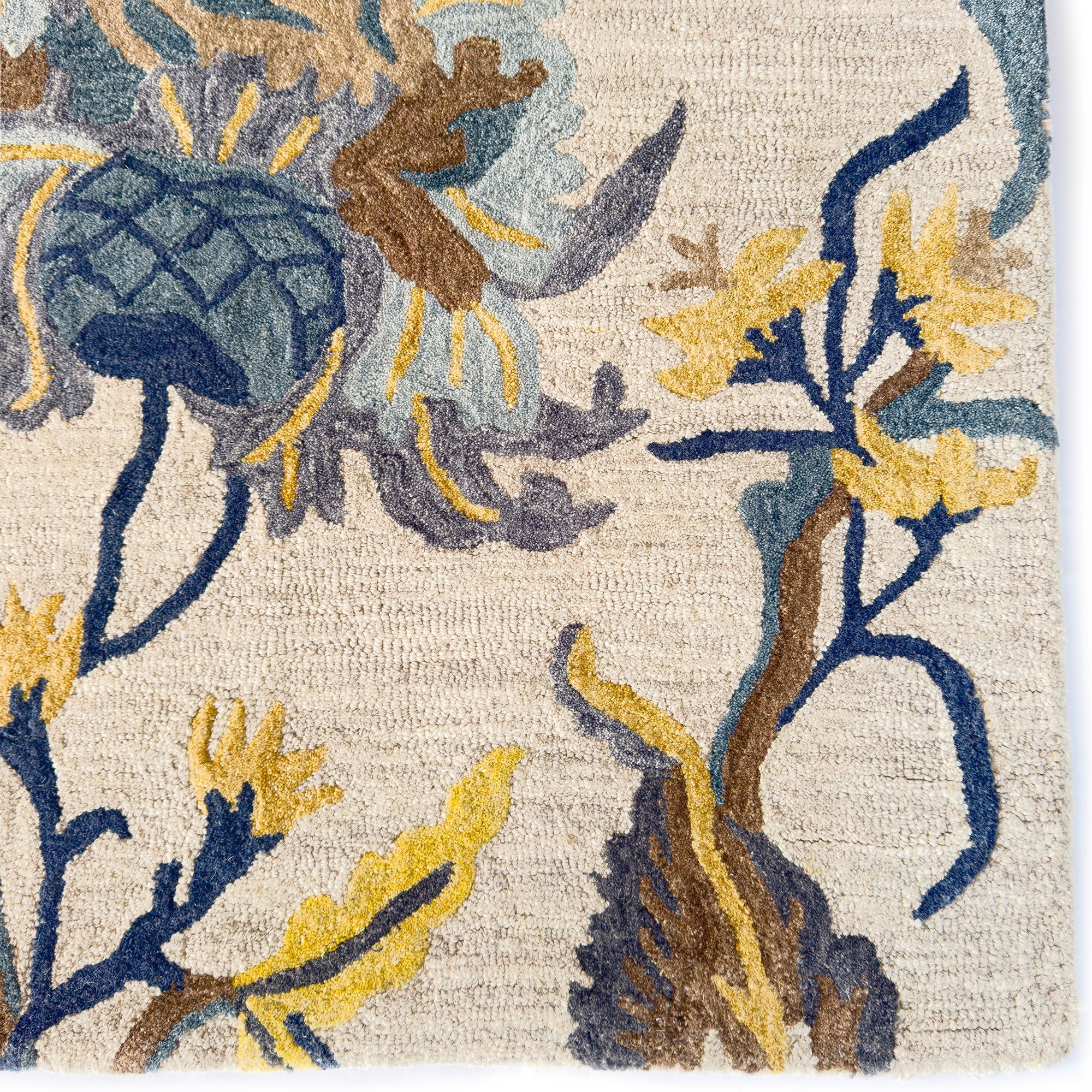 Avanti-Jacobean Gold Multi Hand Tufted Rug Rectangle image