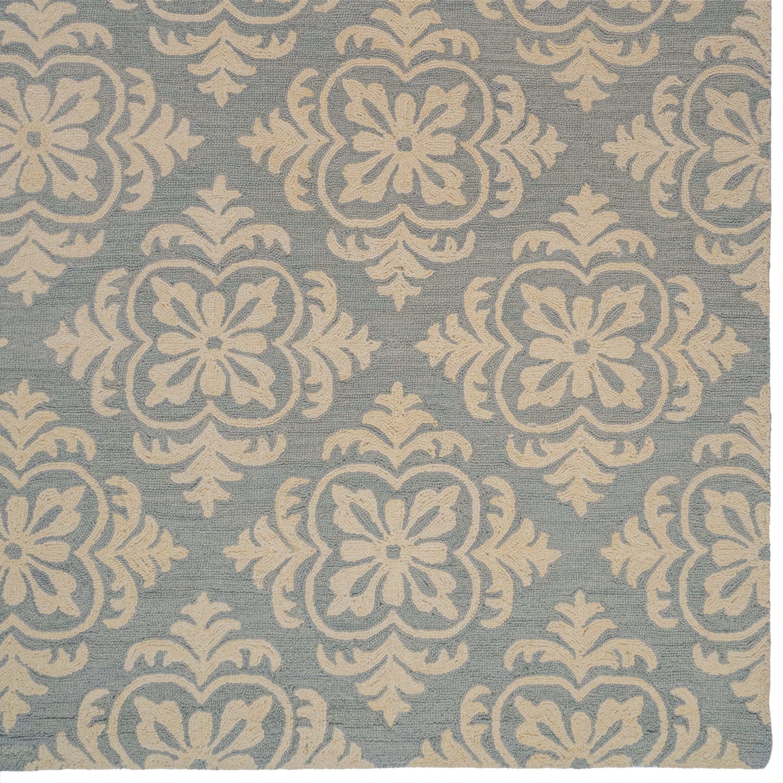 Camille Icy Blue Hand Tufted Rug Rectangle image