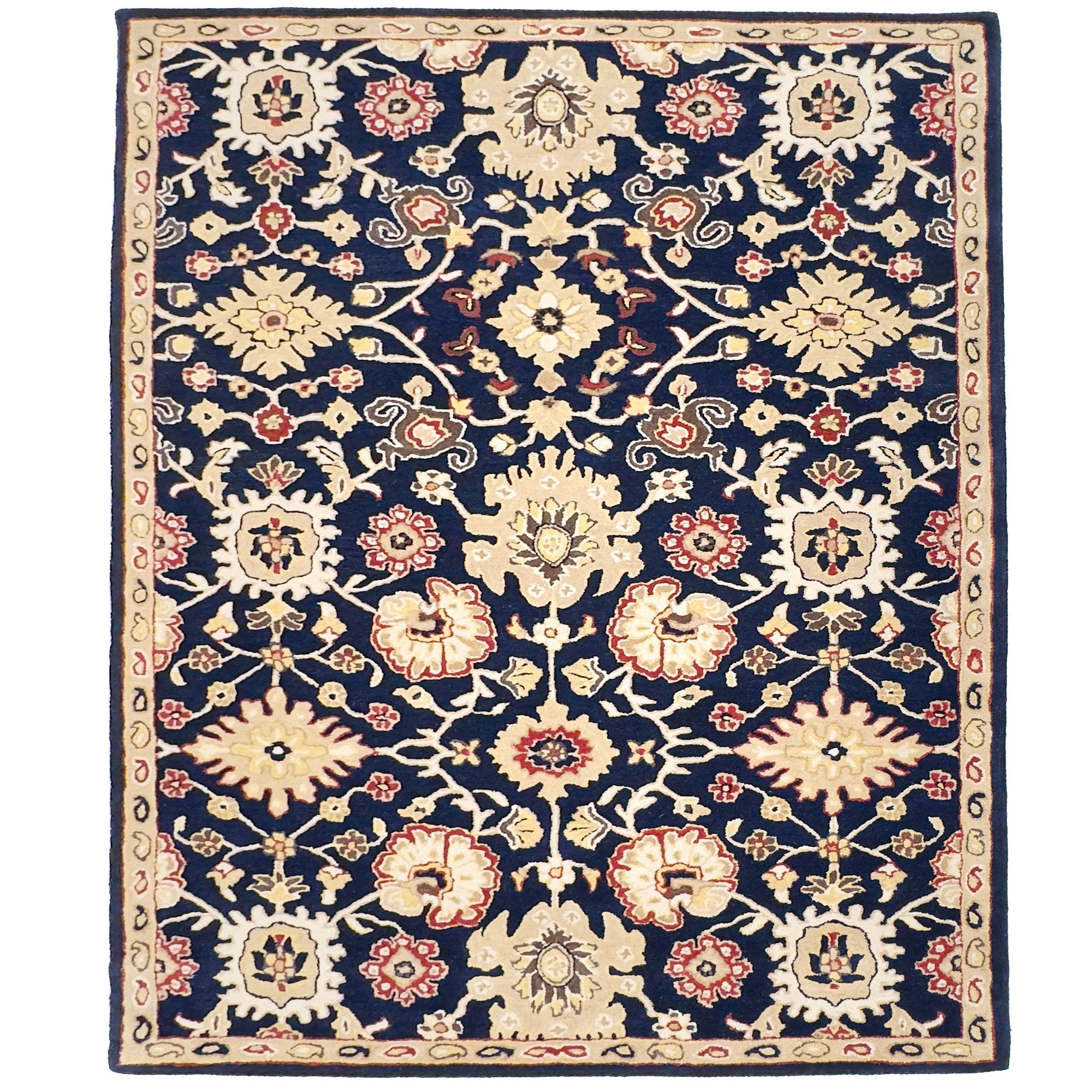 Persia-Mahal Navy Hand Tufted Rug Rectangle image