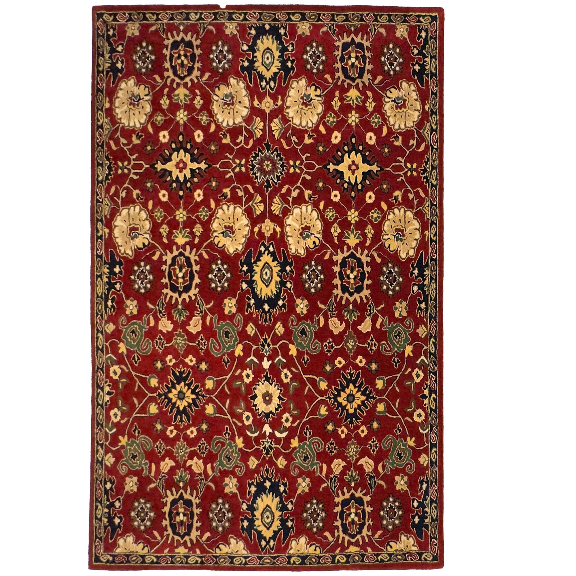 Persia-Mahal Red Hand Tufted Rug Rectangle image