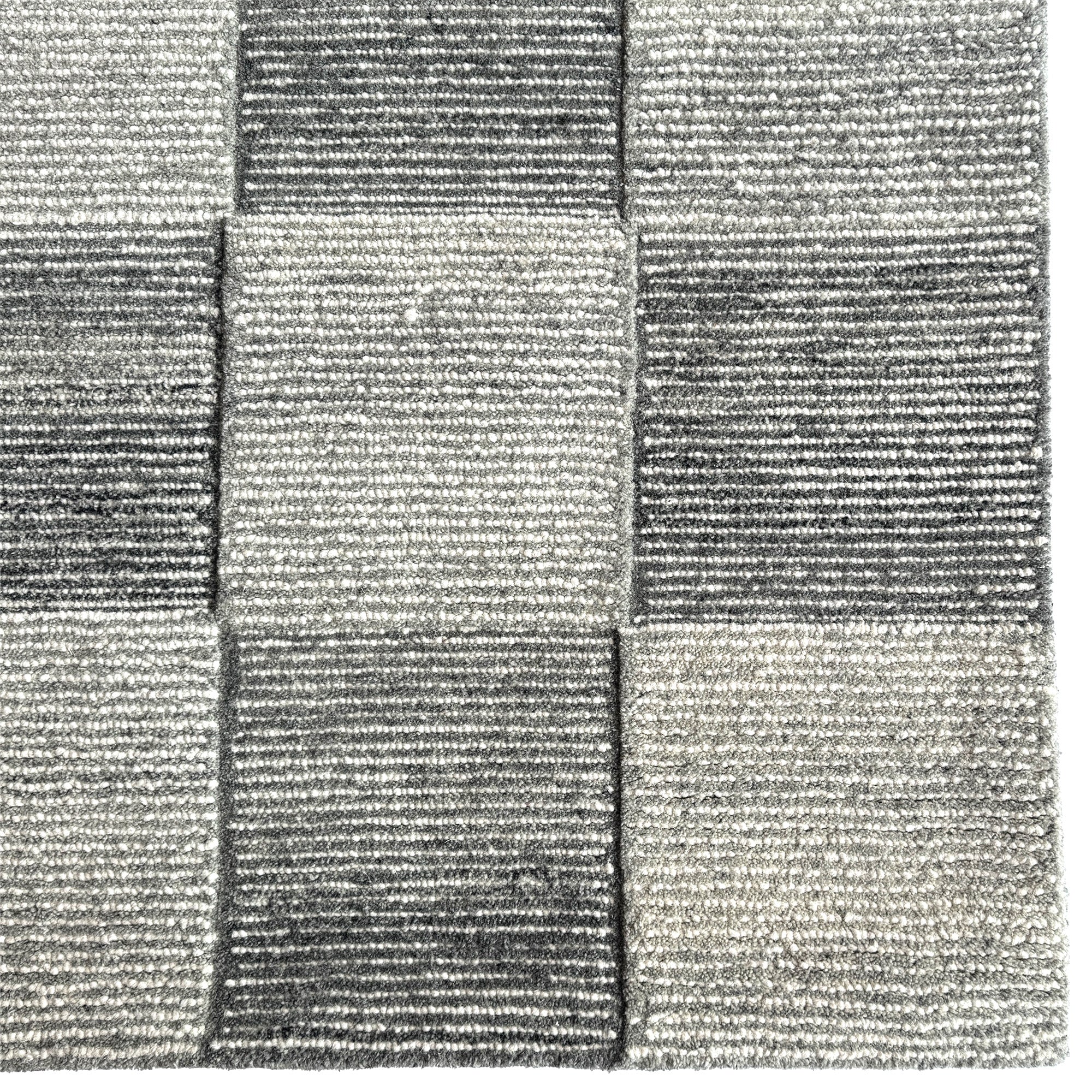 Matrix Graphite Hand Tufted Rug Rectangle image