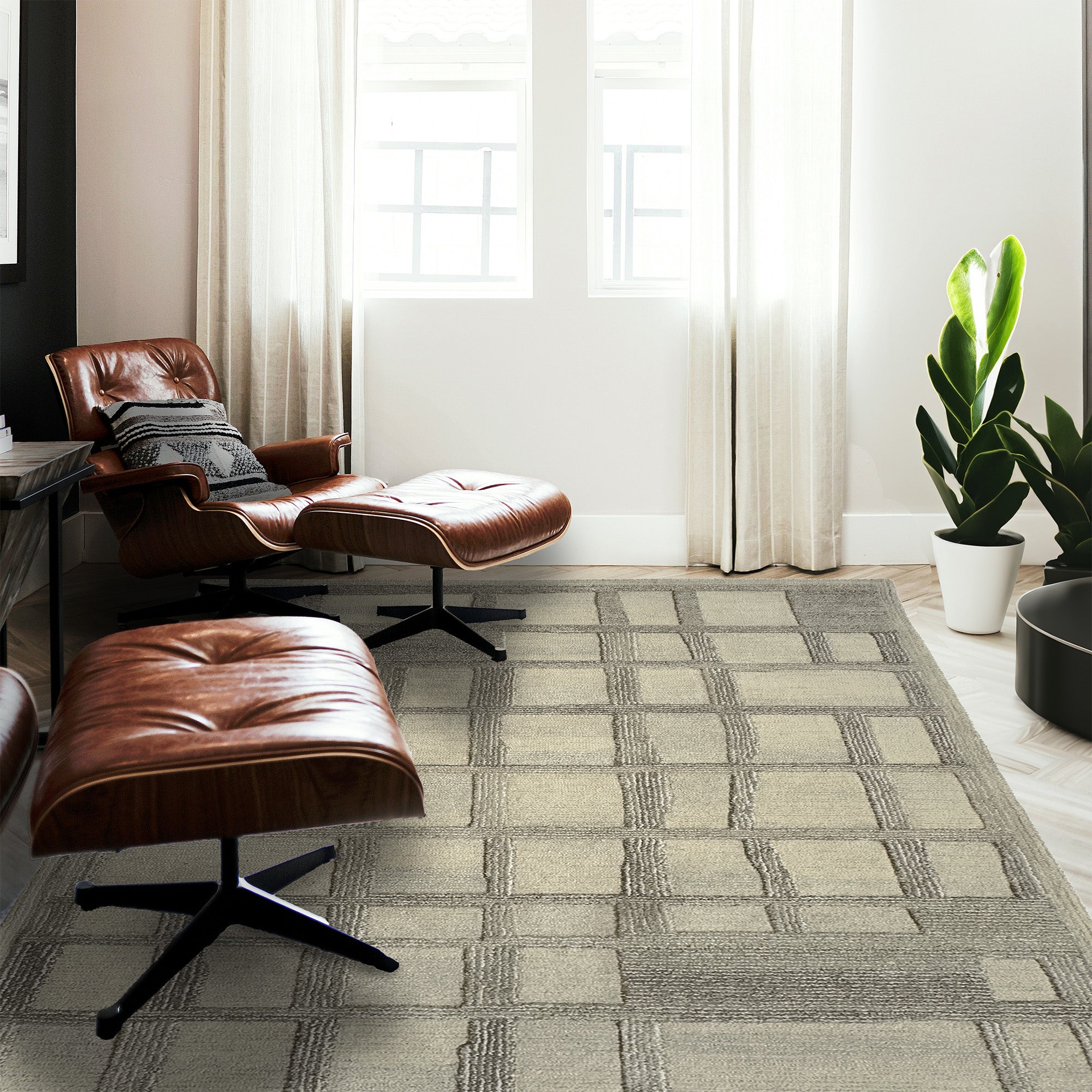 Matrix Sable Hand Tufted Rug Rectangle image