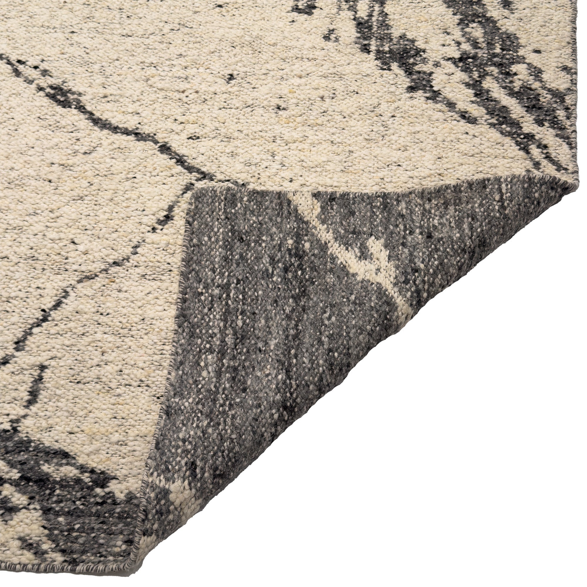 York-Marble Charcoal Flat Woven Rug Rectangle image
