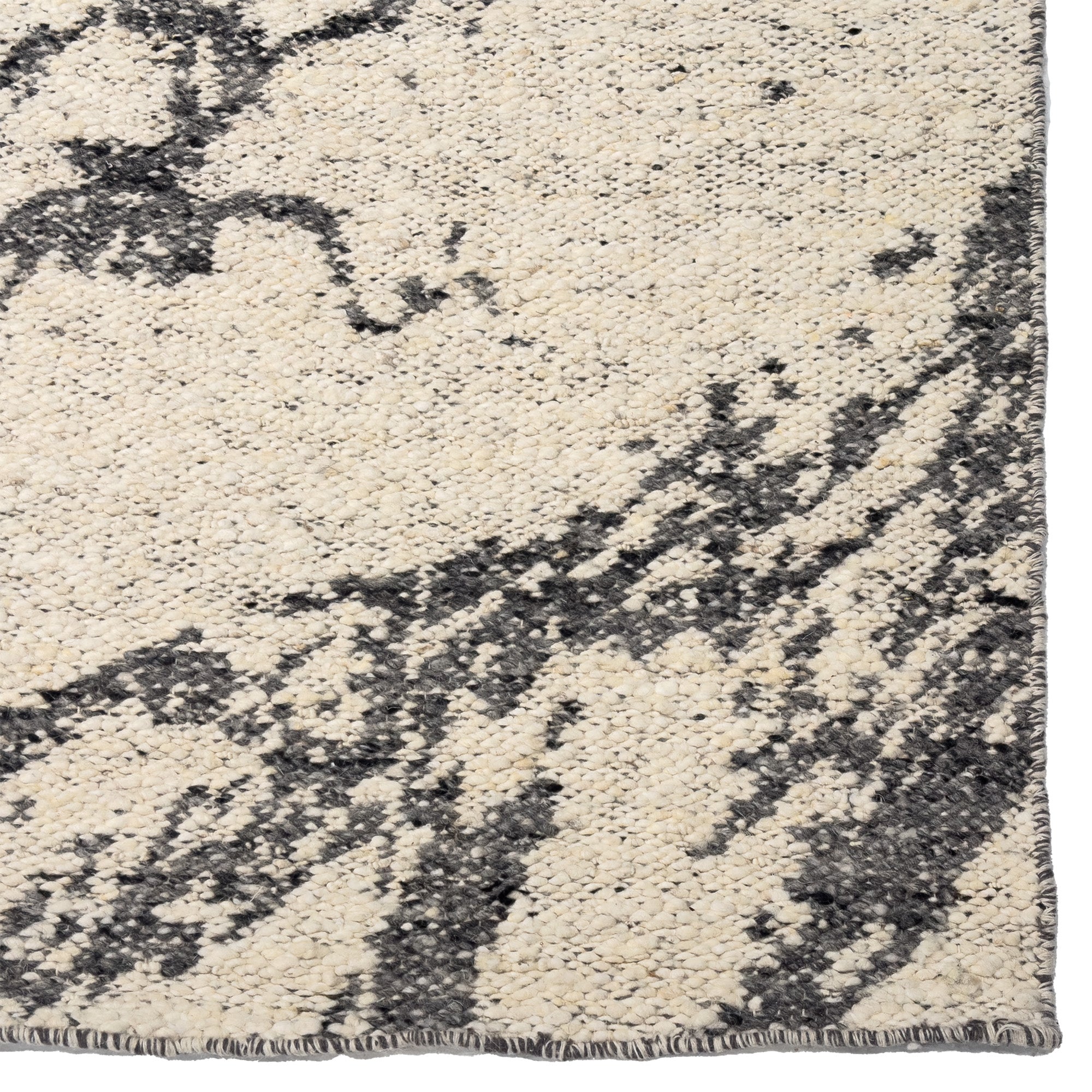 York-Marble Charcoal Flat Woven Rug Rectangle image