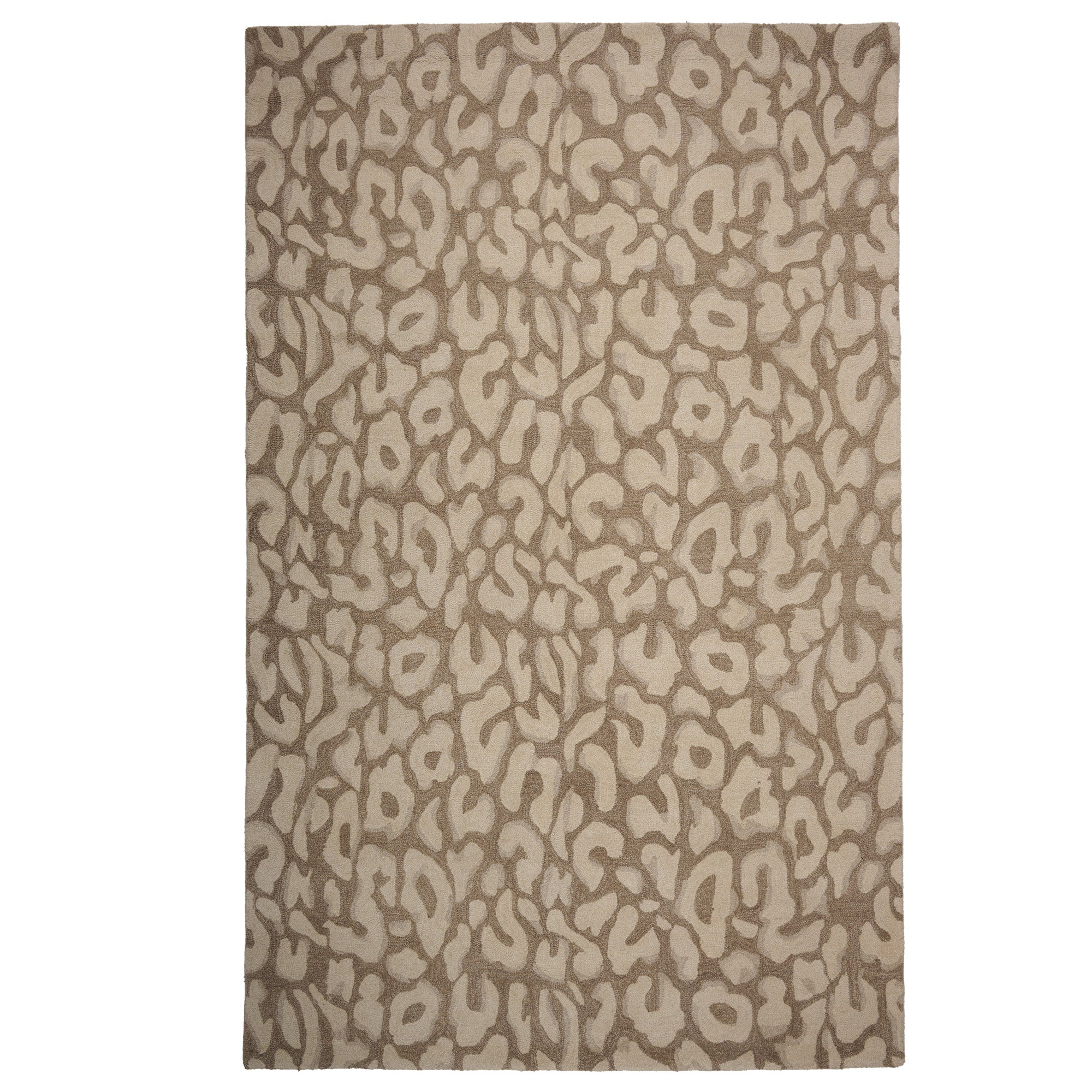 Serengeti-Leopard Taupe Hand Tufted Rug Rectangle image