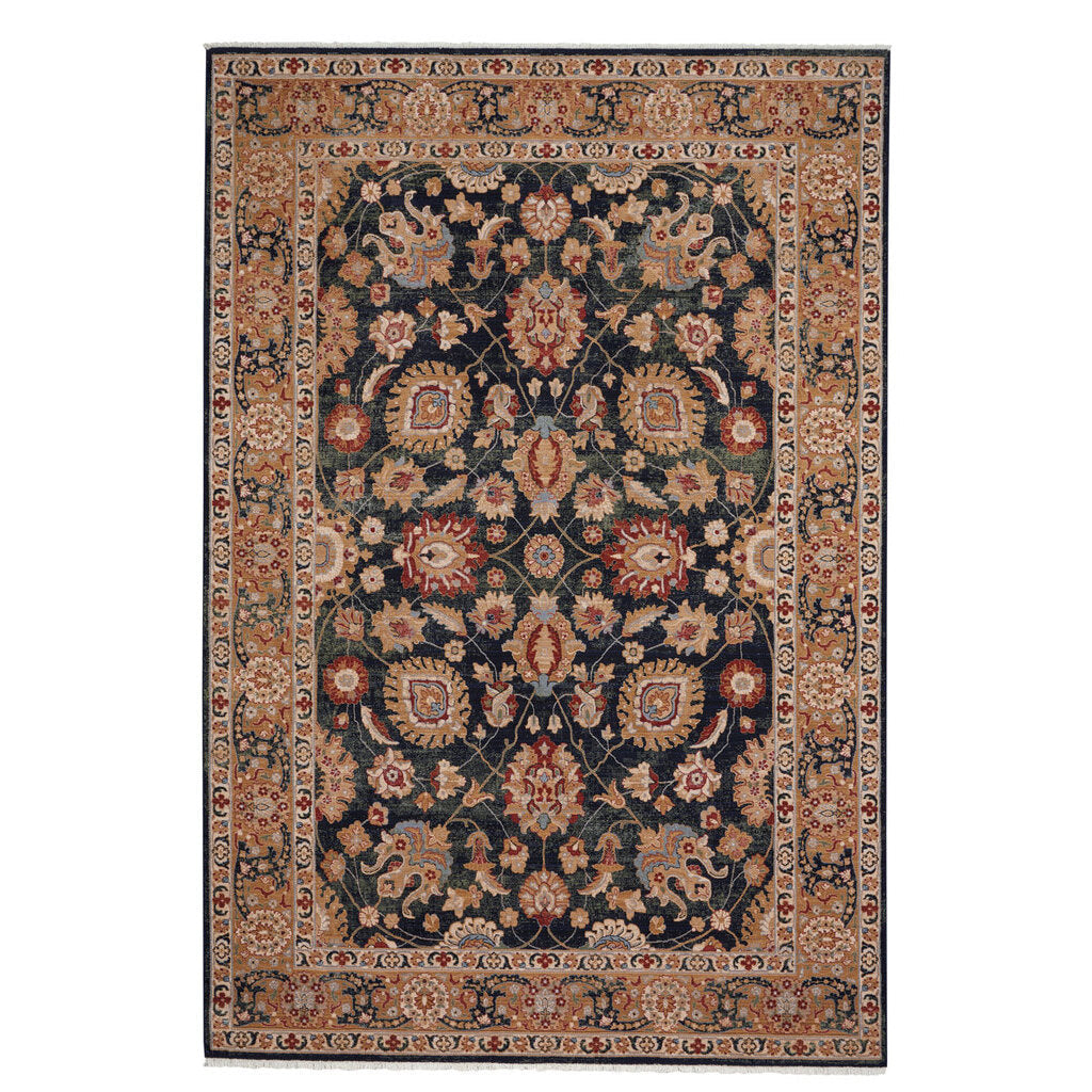 Lineage-Peshawar Deep Indigo Machine Mad Rectangle image