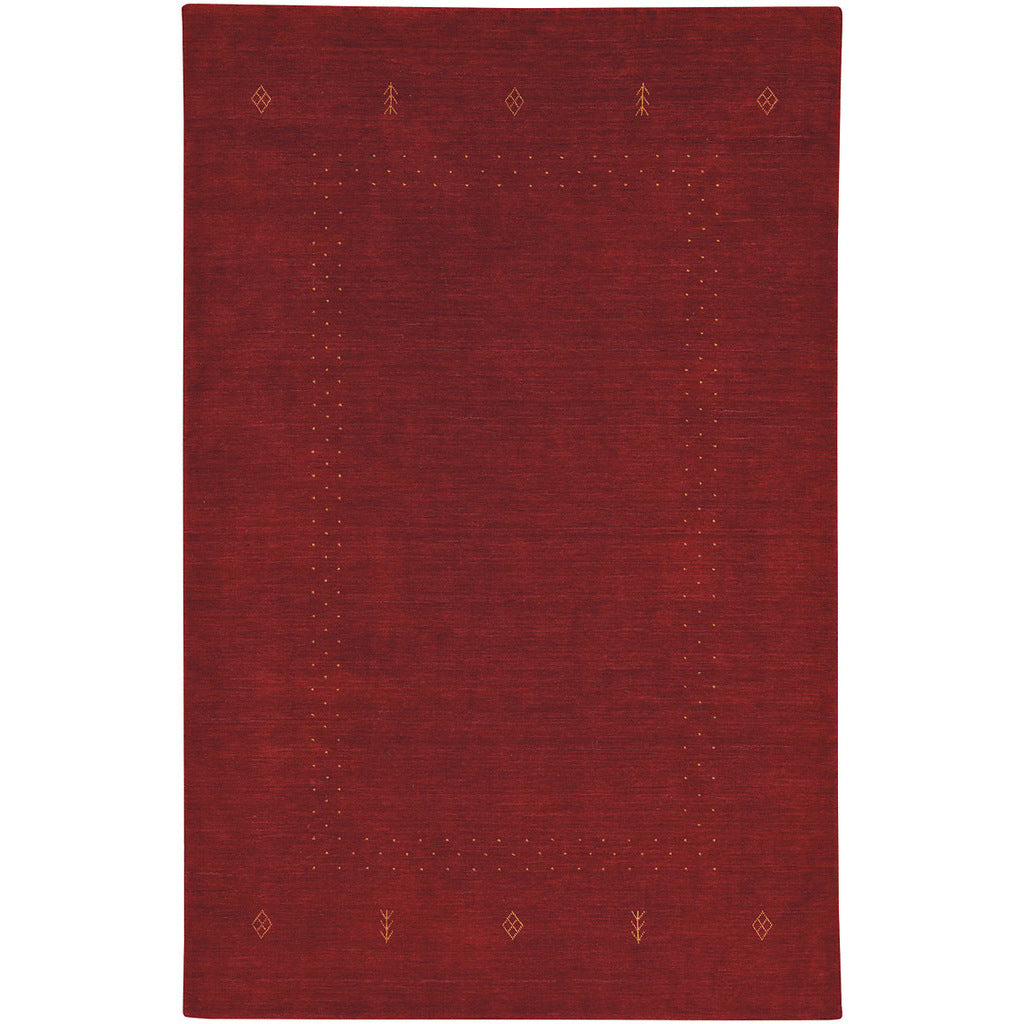 Simply Gabbeh Red Clay Hand Loomed Area Rug Rectangle image