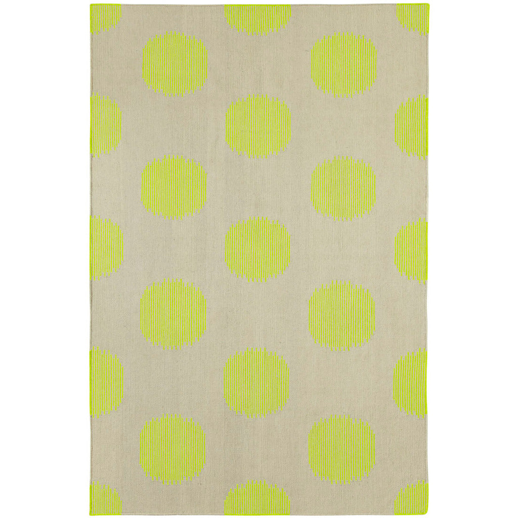 NY Dot Day Glow Flat Woven Rug Rectangle image