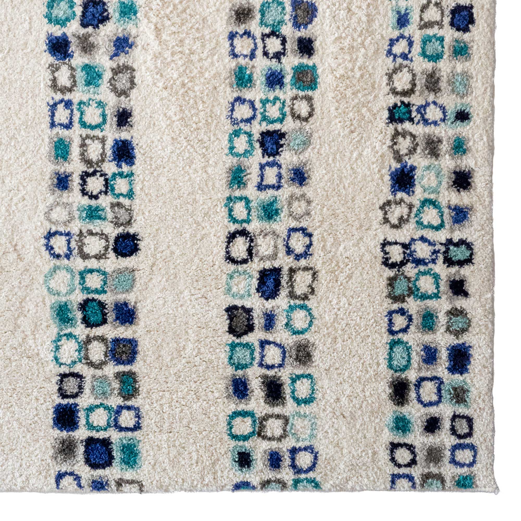 Cobblestone Cream Blue Machine Mad Rectangle image