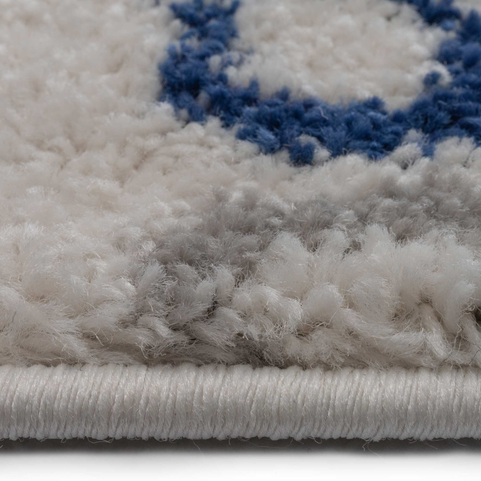 Cobblestone Cream Blue Machine Mad Rectangle image