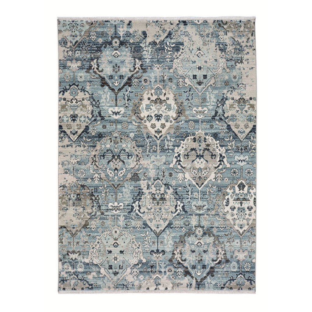 Landis-Isfahan Slate Blue Machine Mad Rectangle image