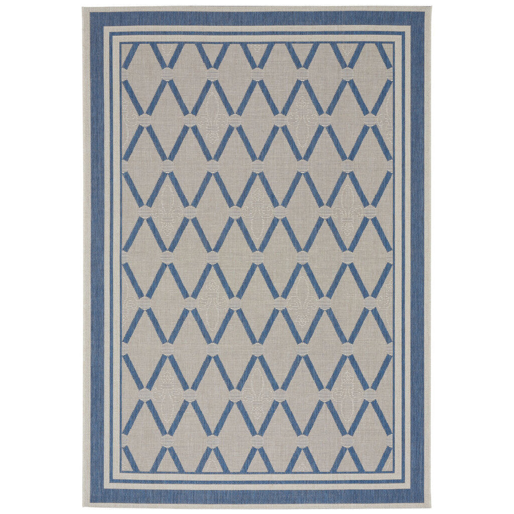 Finesse-Lattice Capri Blue Machine Mad Rectangle image
