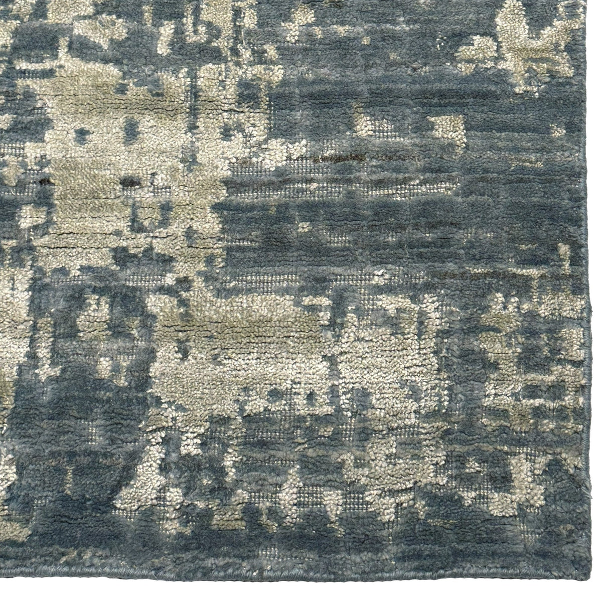 Antissa Aqua Hand Loomed Area Rug Rectangle image