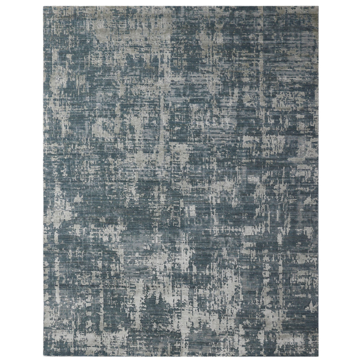 Antissa Aqua Hand Loomed Area Rug Rectangle image