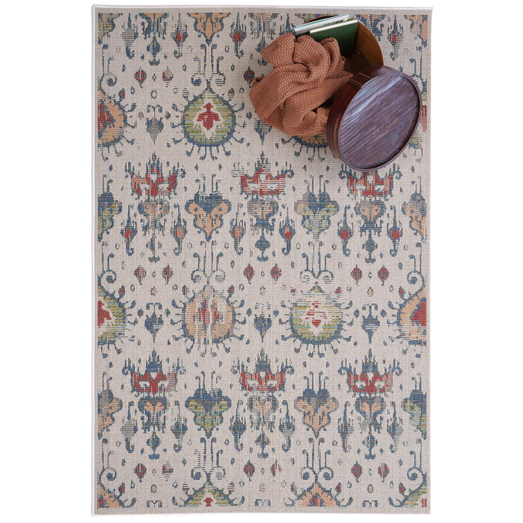 Captiva-Ikat Ivory Machine Mad Rectangle image
