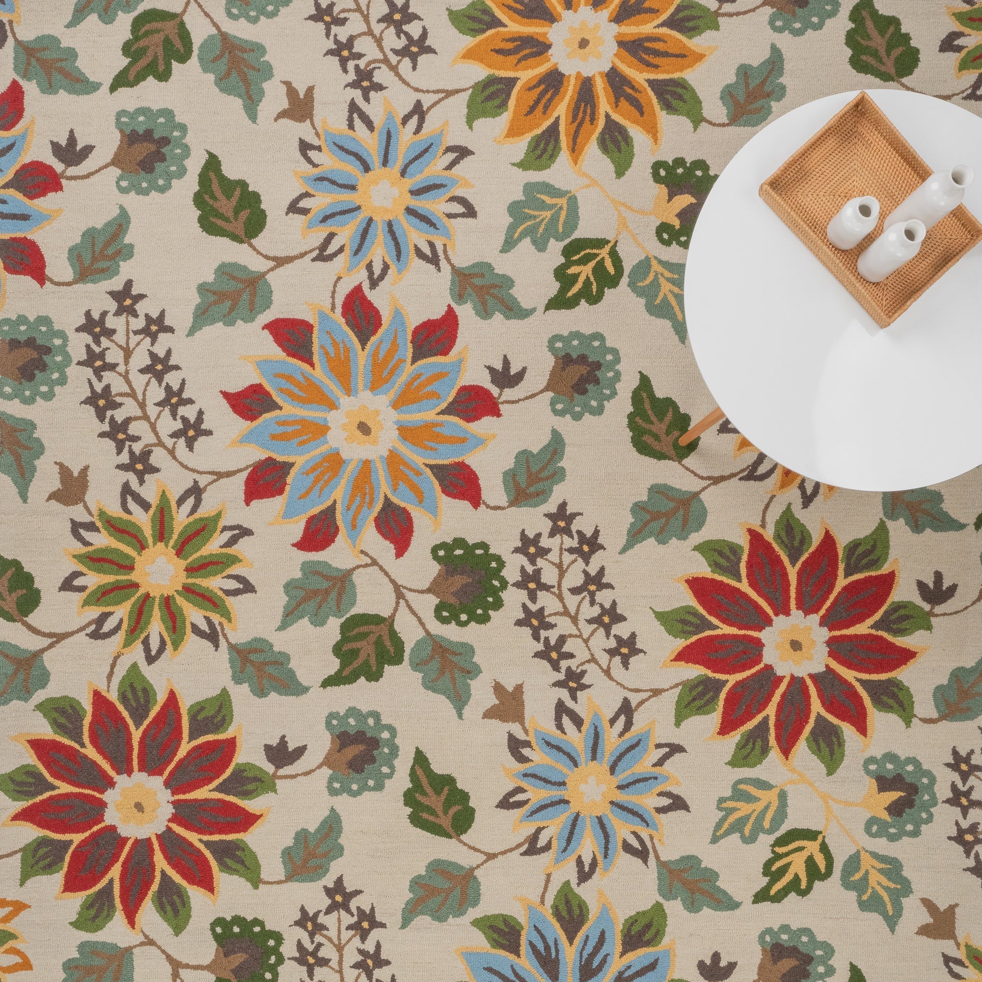 Jardin Fiesta Hand Tufted Rug Rectangle image