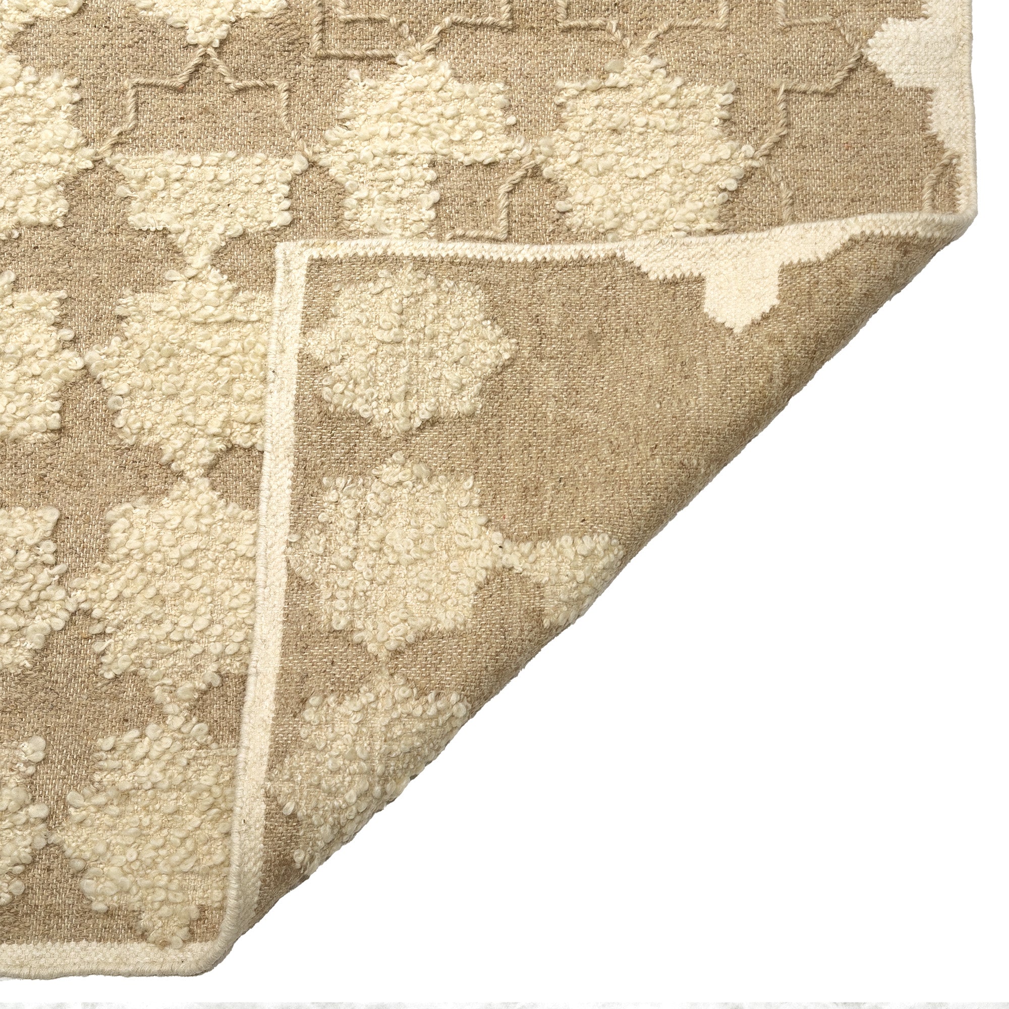 Rabat Putty Hand Woven Area Rug Rectangle image