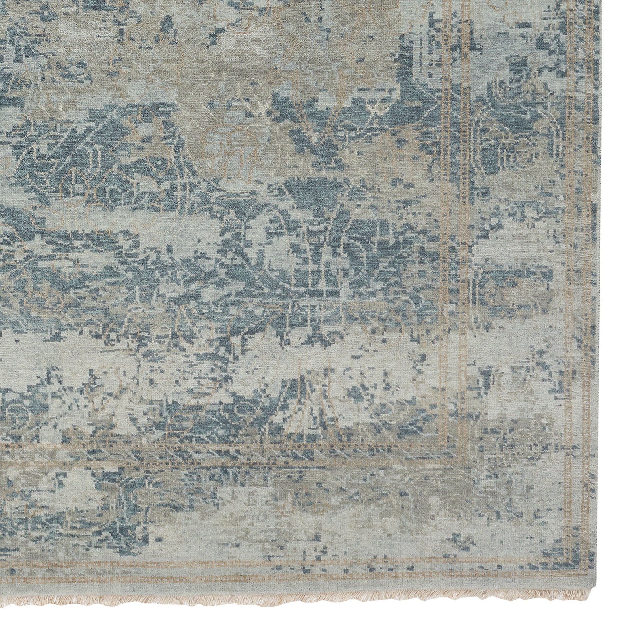 Andover Slate Multi Hand Knotted Rug Rectangle image