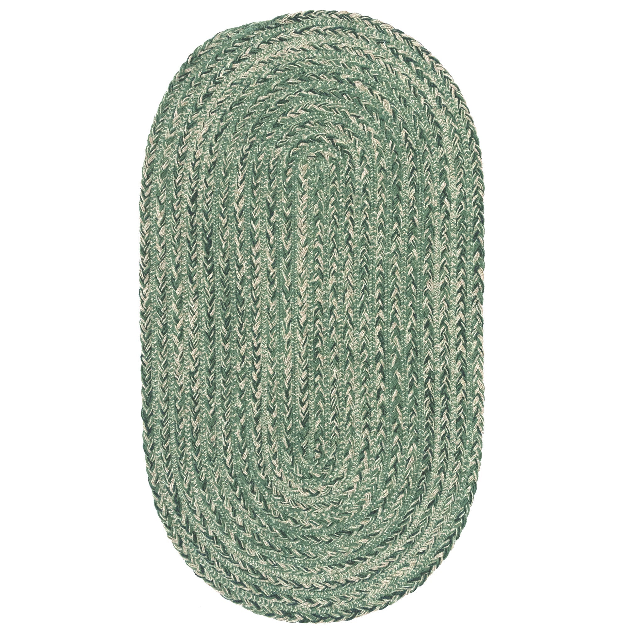 Down East Marsh Grass Braided Rug Oval image