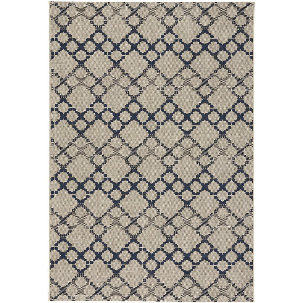Finesse-Santorini Navy Machine Woven Rug Rectangle image