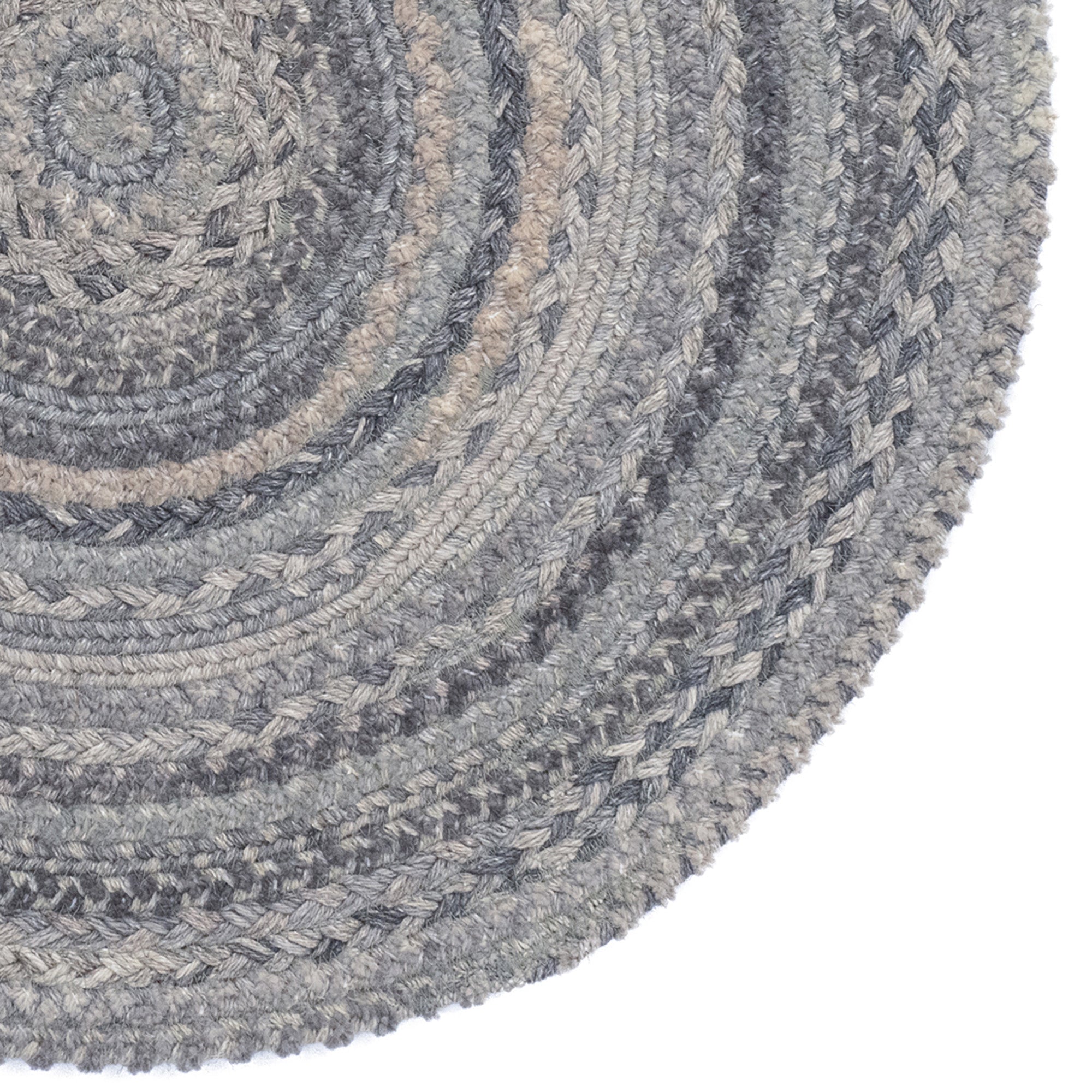 Bayview Granite Braided Rug Round image