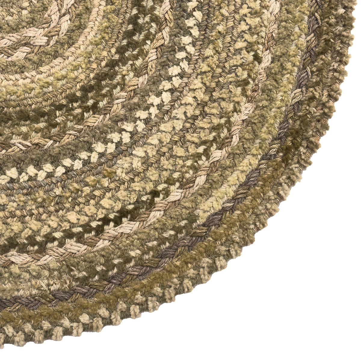 Bayview Neutral Braided Rug Round image