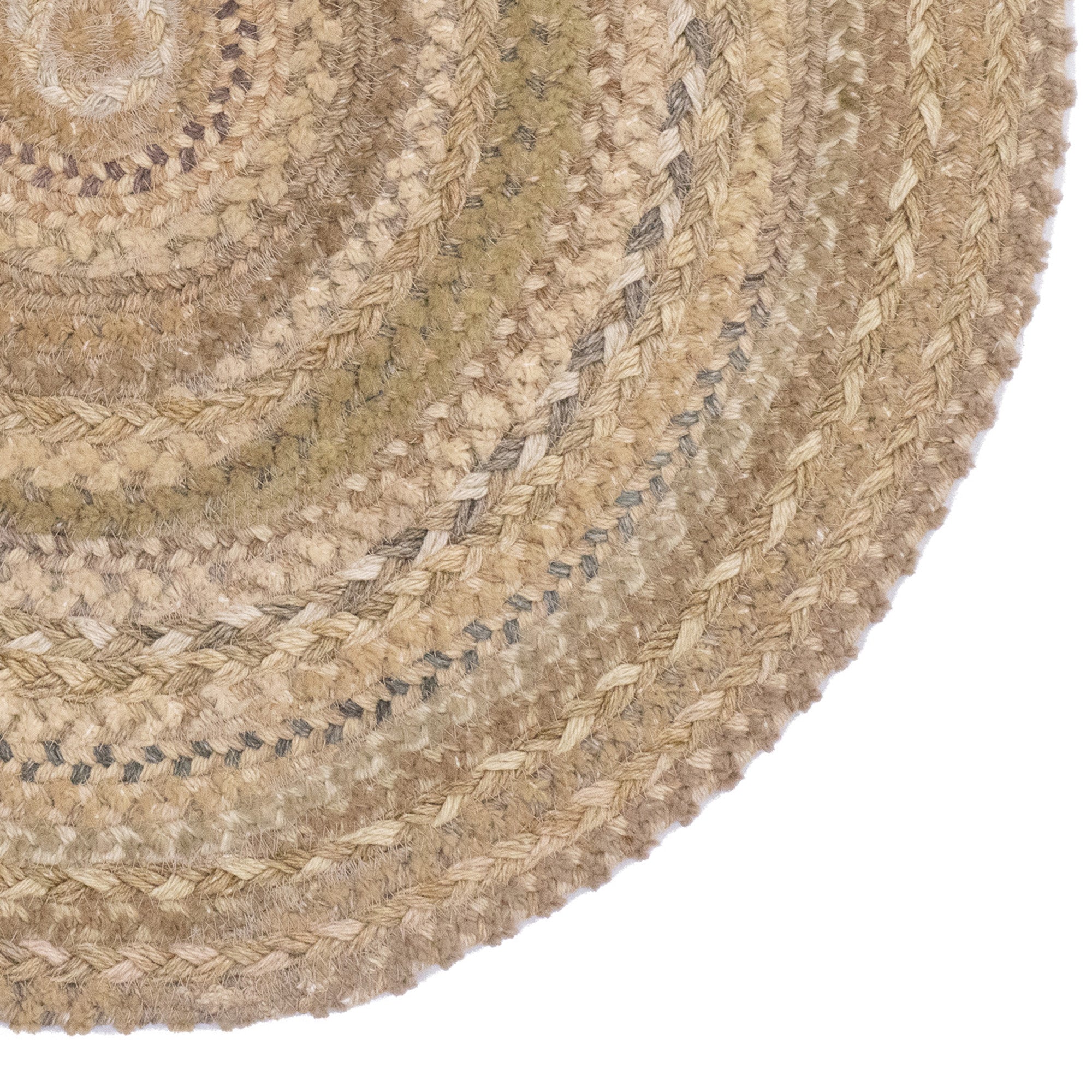 Bayview Neutral Braided Rug Round image