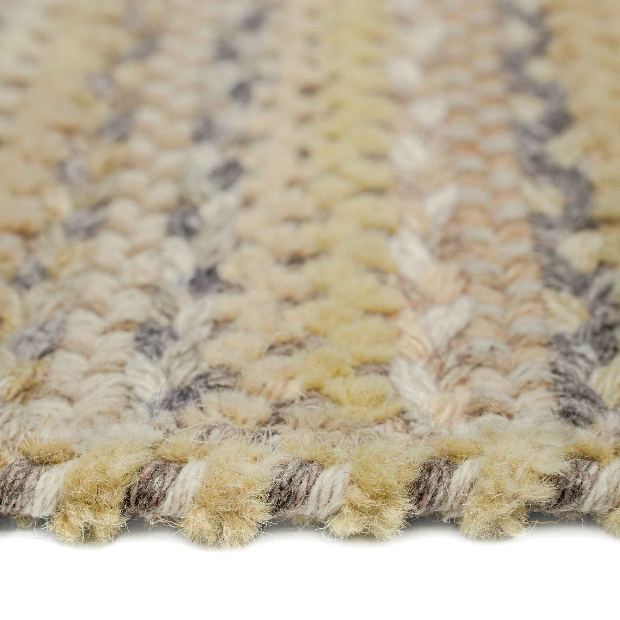 Bayview Neutral Braided Rug Vertical Stripe Rectangle image