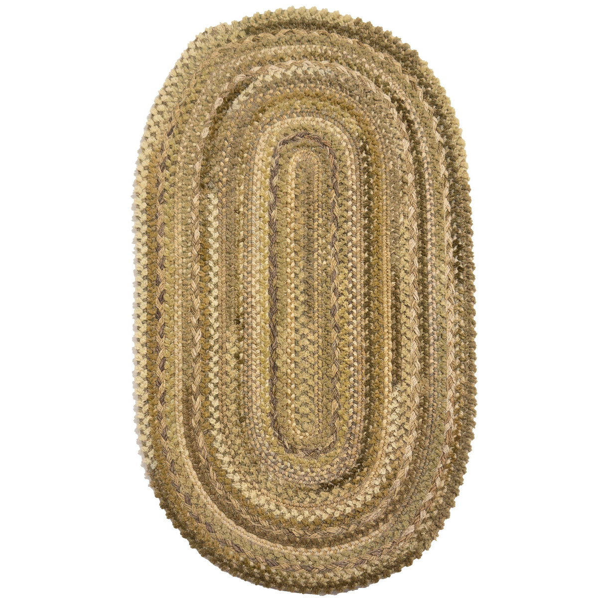 Bayview Neutral Braided Rug Oval image