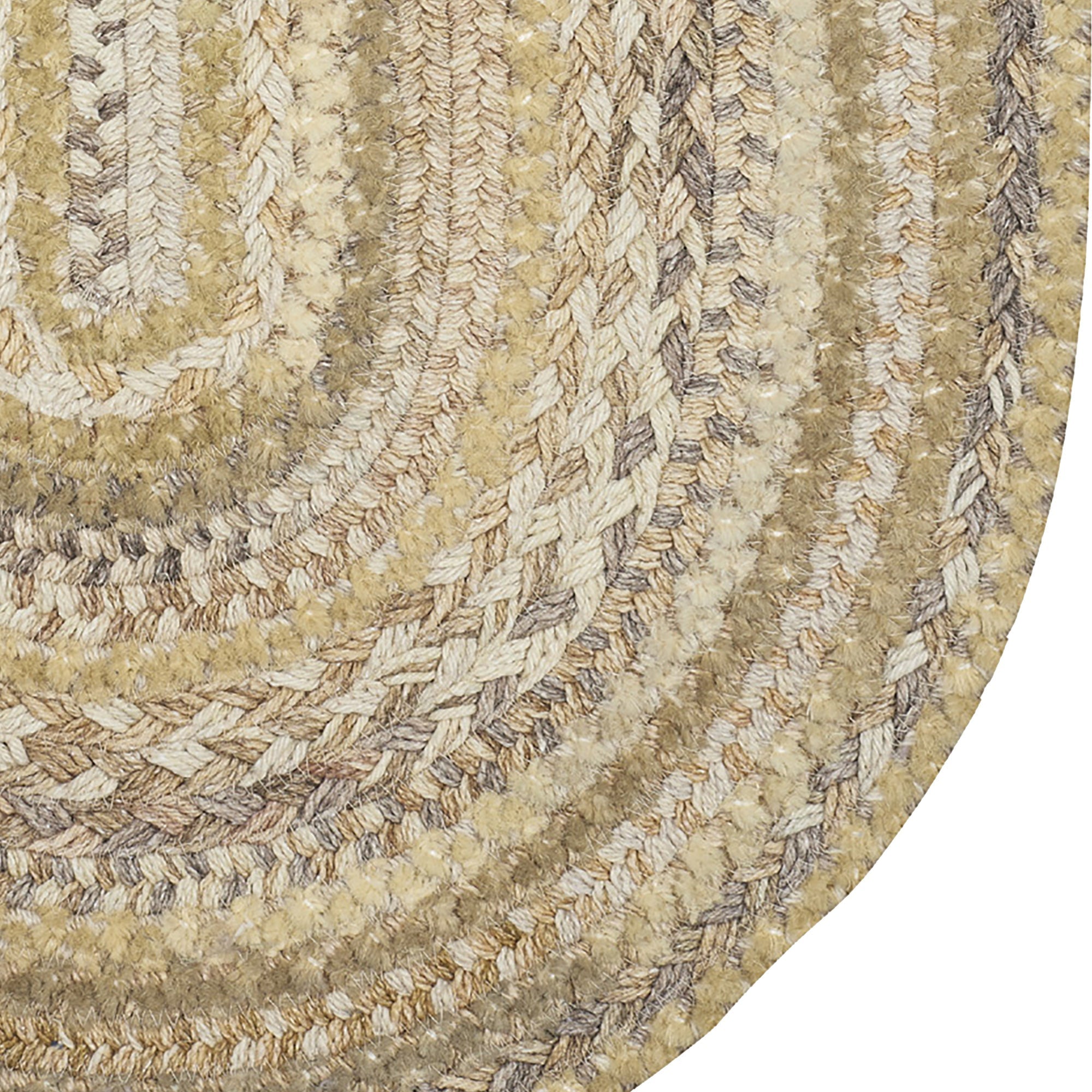 Bayview Neutral Braided Rug Oval image