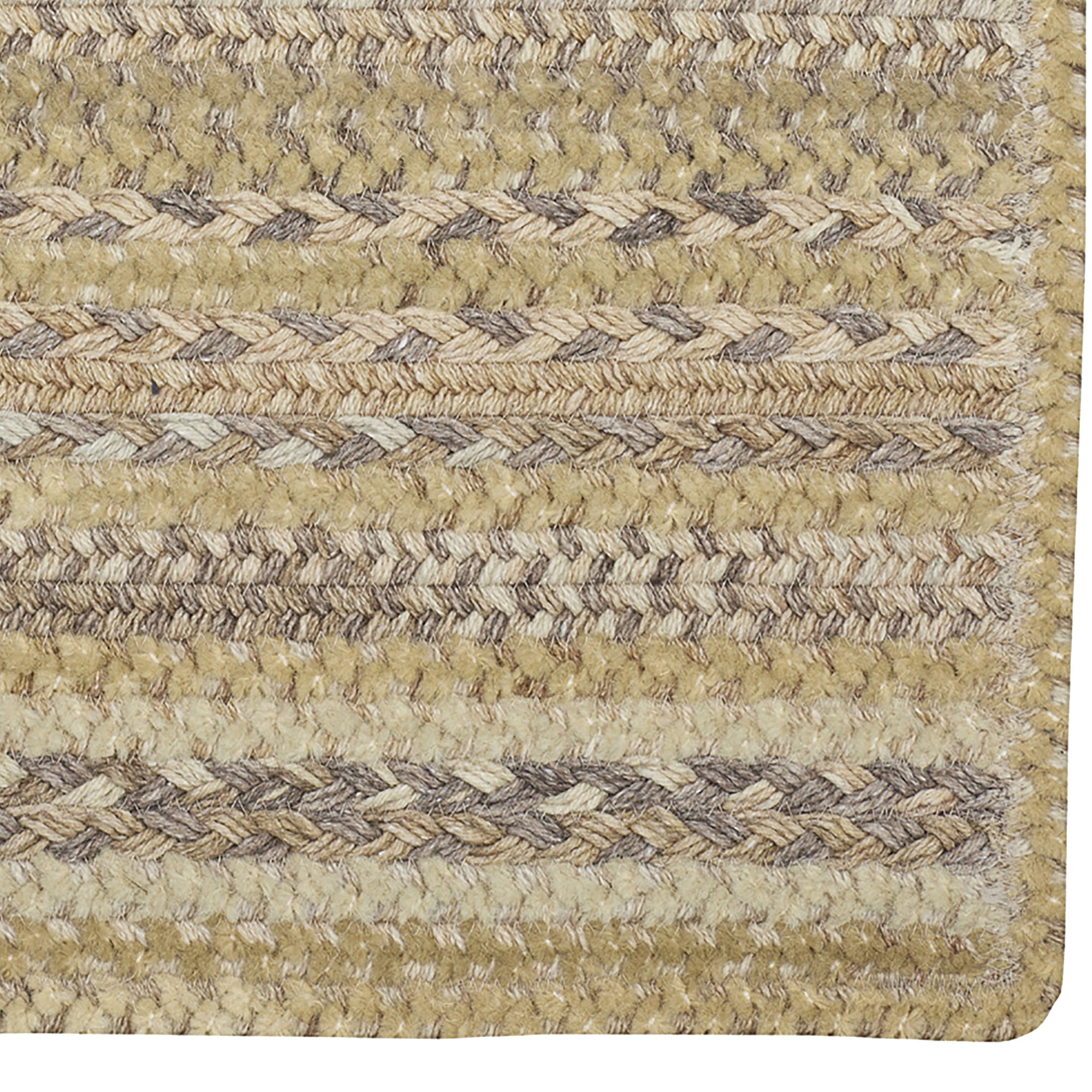 Bayview Neutral Braided Rug Cross Sewn Rectangle image