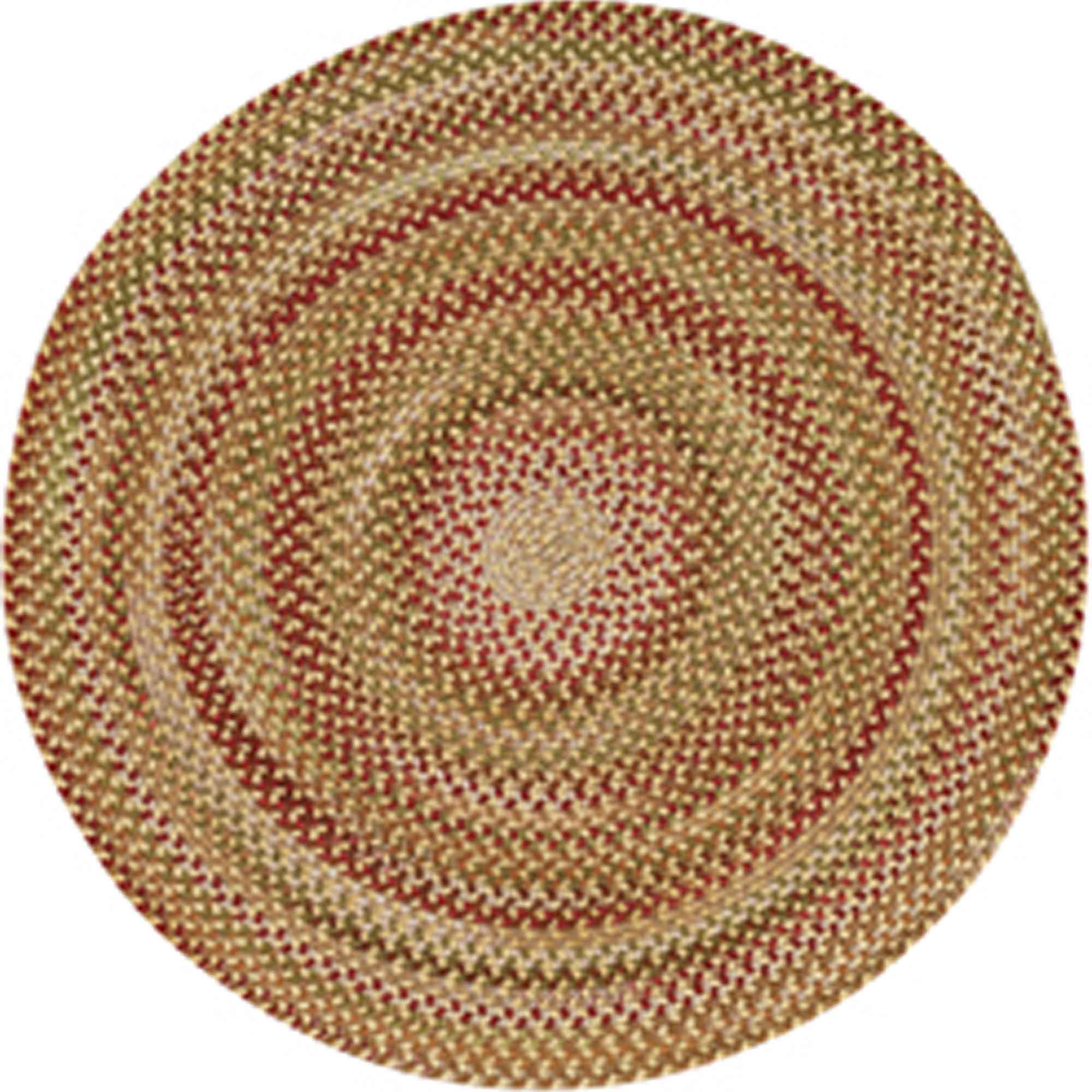 Homecoming Wheatfield Braided Rug Round image