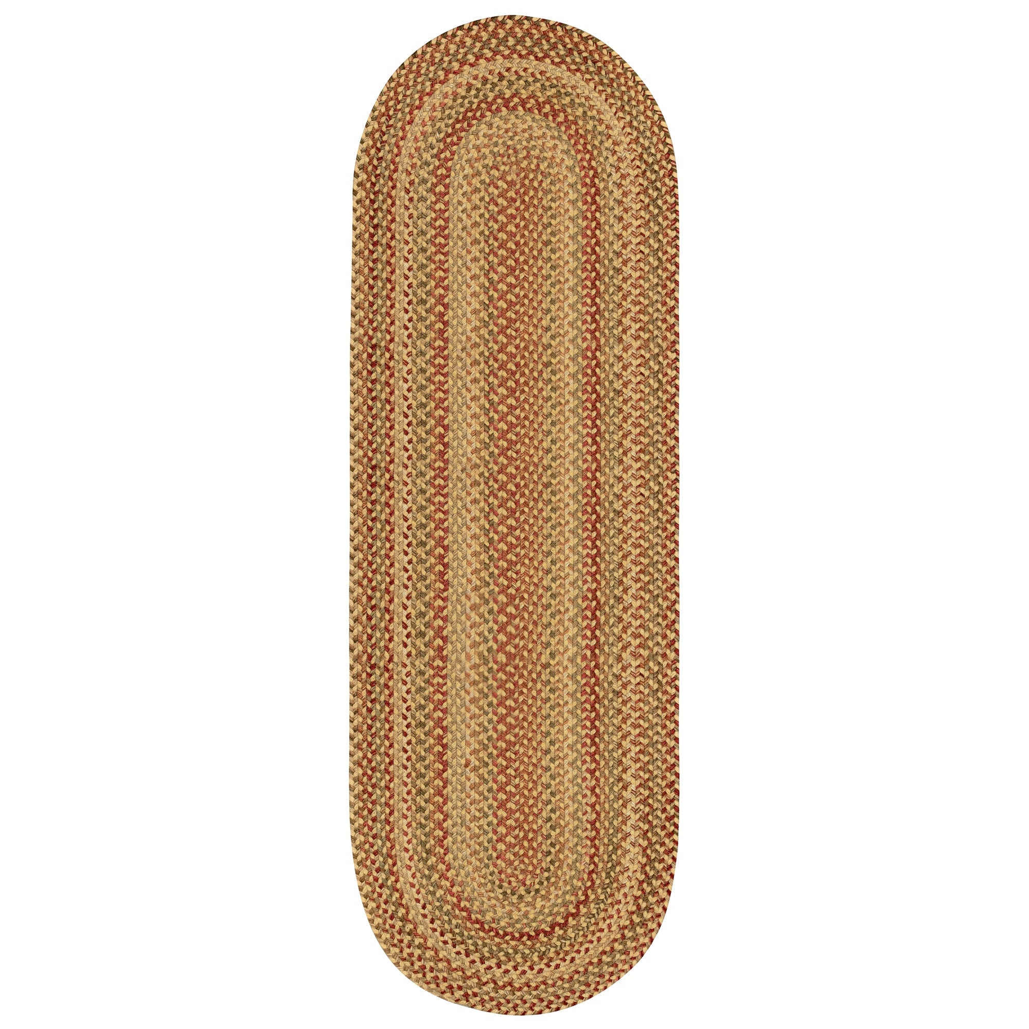 Homecoming Wheatfield Braided Rug Oval image
