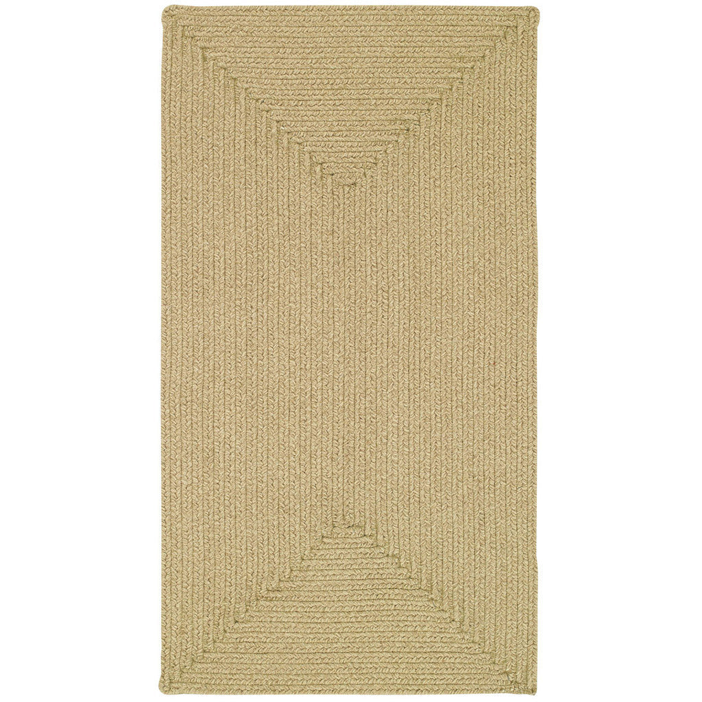 Heathered Beige Braided Rug Concentric SiloQ image