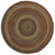 Gramercy Black Braided Rug Round image