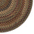 Gramercy Black Braided Rug Round image