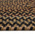 Gramercy Black Braided Rug Cross Sewn Rectangle image