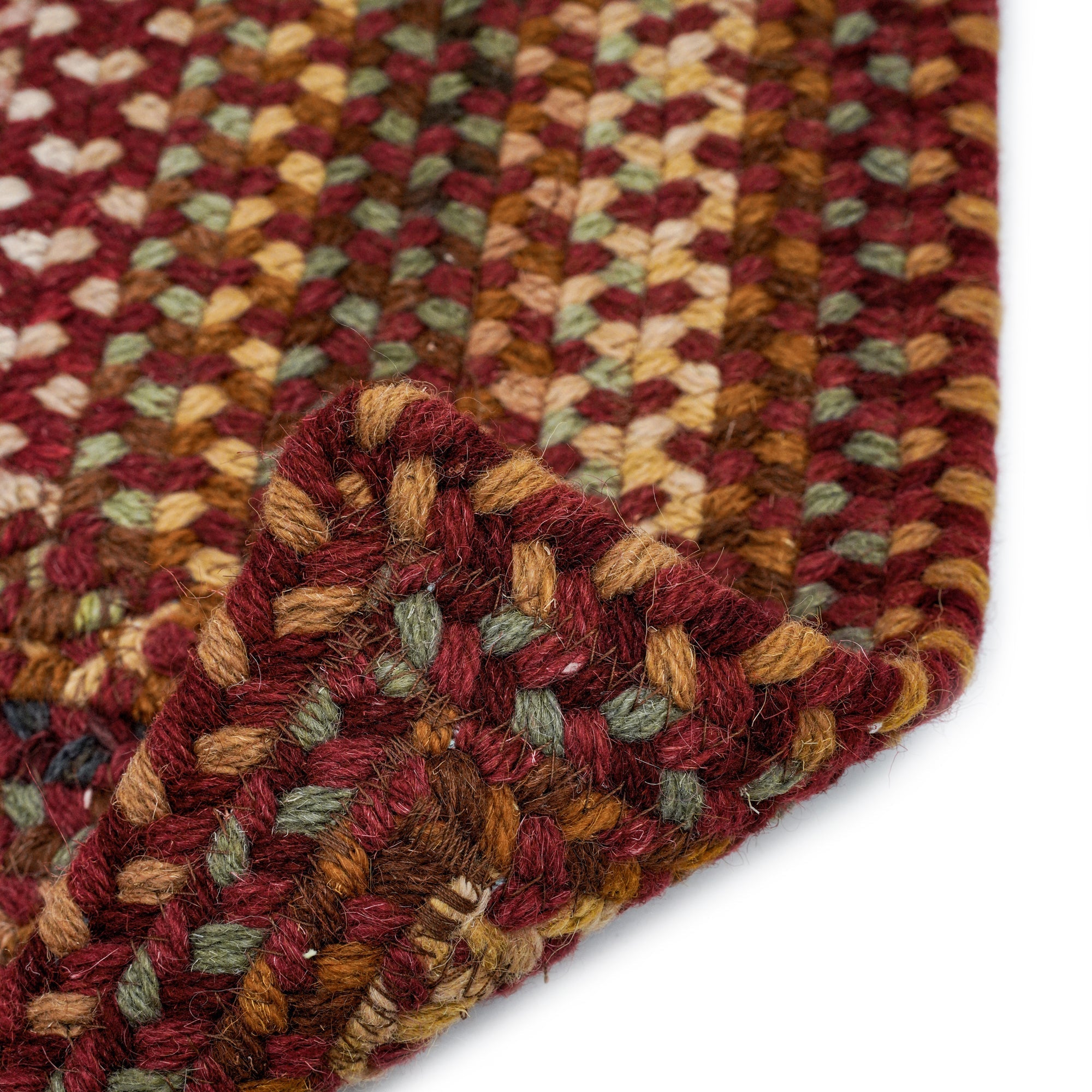 Gramercy Cinnabar Braided Rug Cross Sewn Rectangle image
