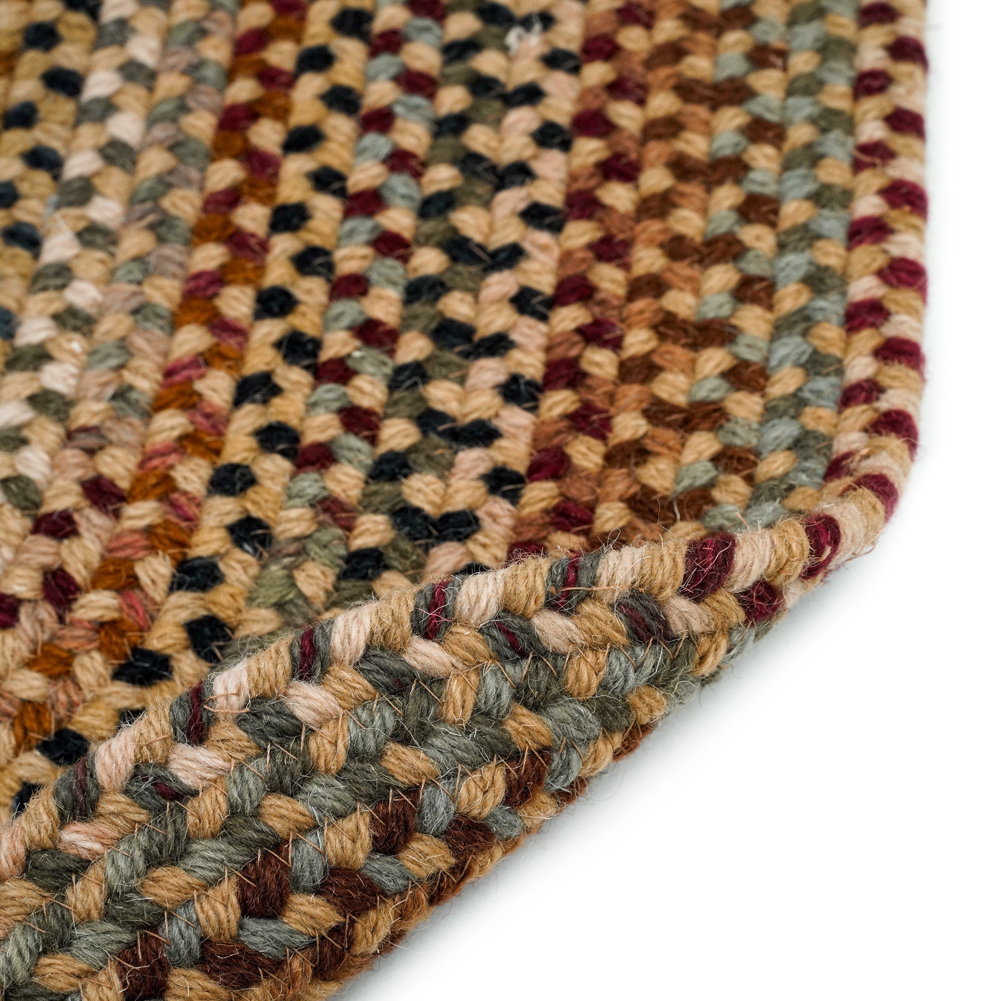 Gramercy Tan Braided Rug Round image