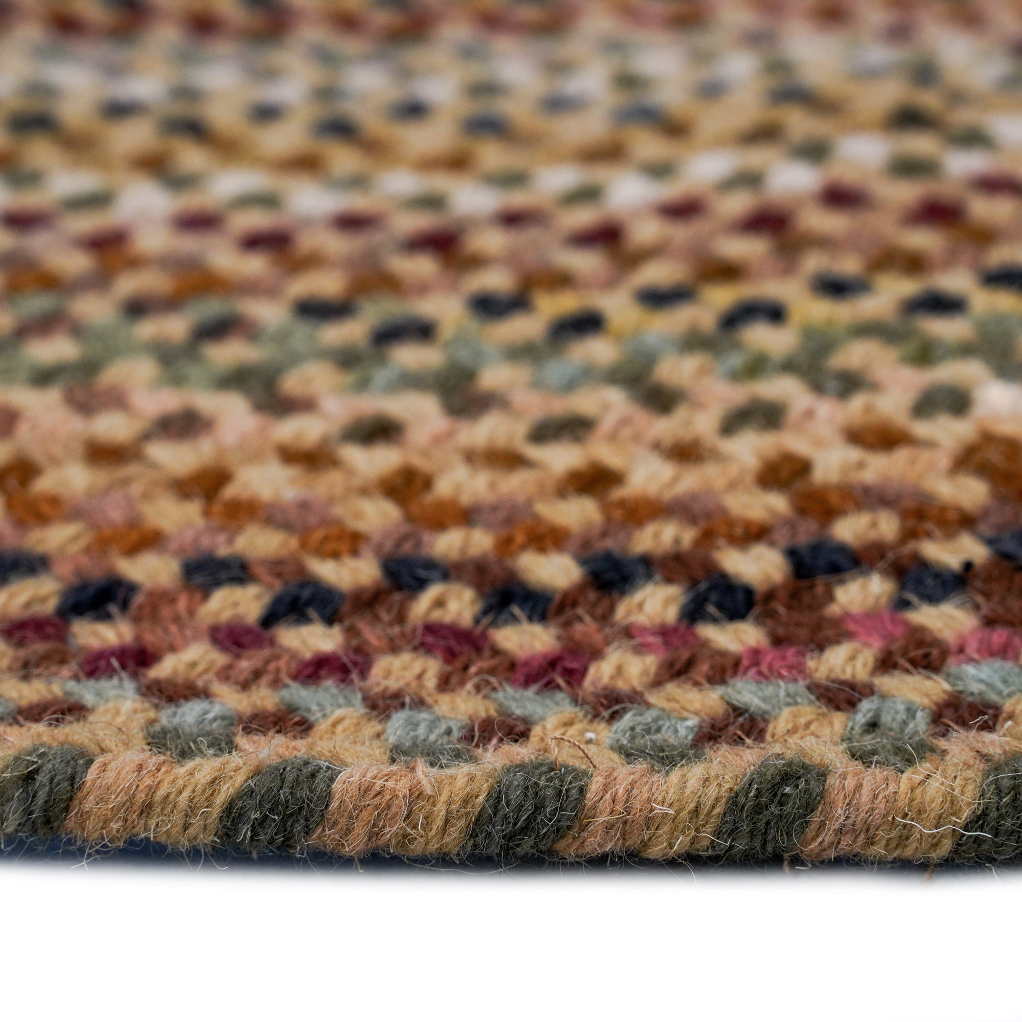Gramercy Tan Braided Rug Round image