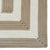 Timeless Camel Braided Rug Concentric Rectangle image