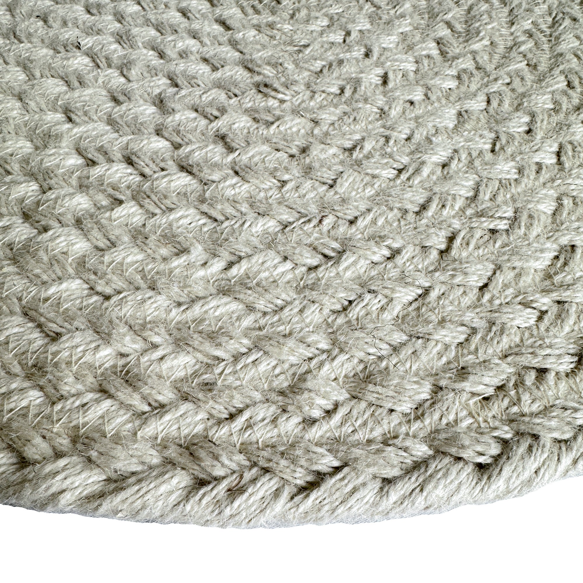Terra Harvest Bleached Braided Rug Oval image