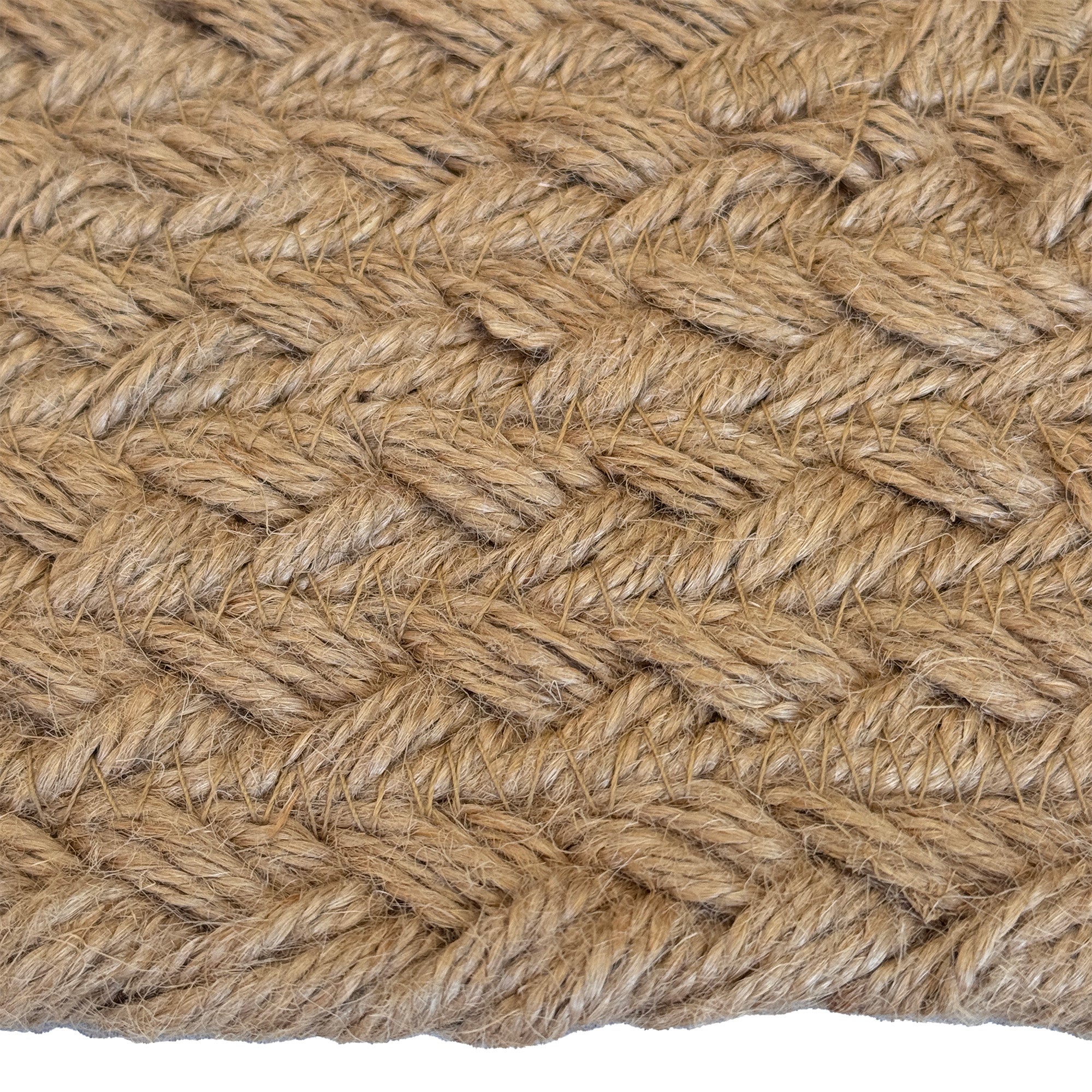 Terra Harvest Natural Braided Rug Concentric Rectangle image