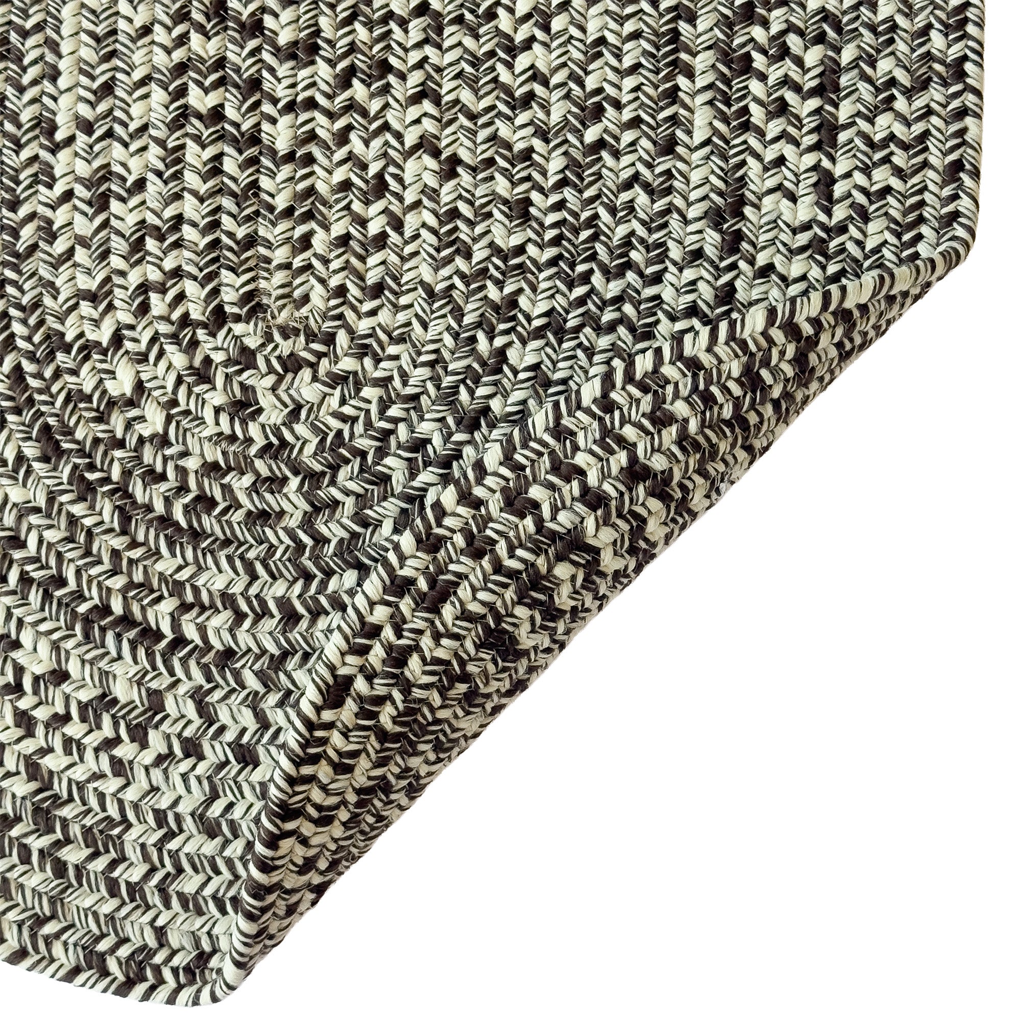 Beach Barn Tweed Driftwood Braided Rug Oval image