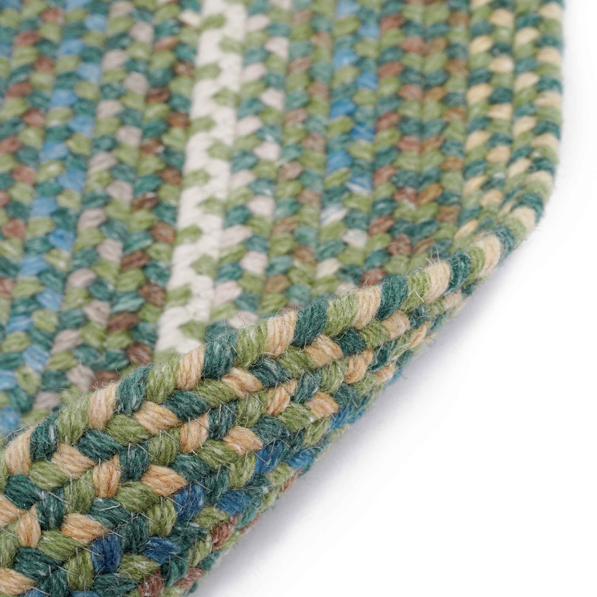 American Legacy Pine Forest Braided Rug Round image