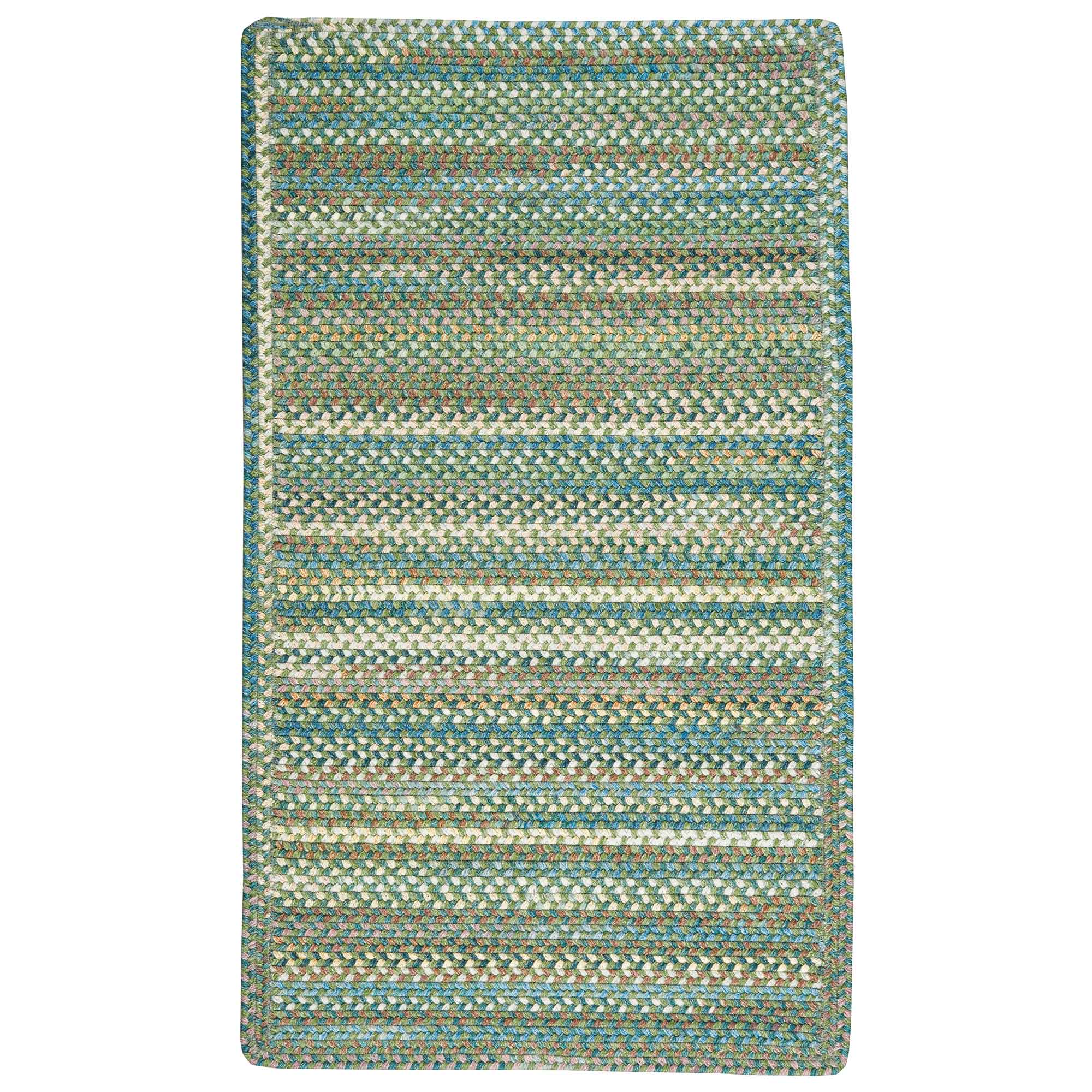 American Legacy Pine Forest Braided Rug Cross Sewn Rectangle image