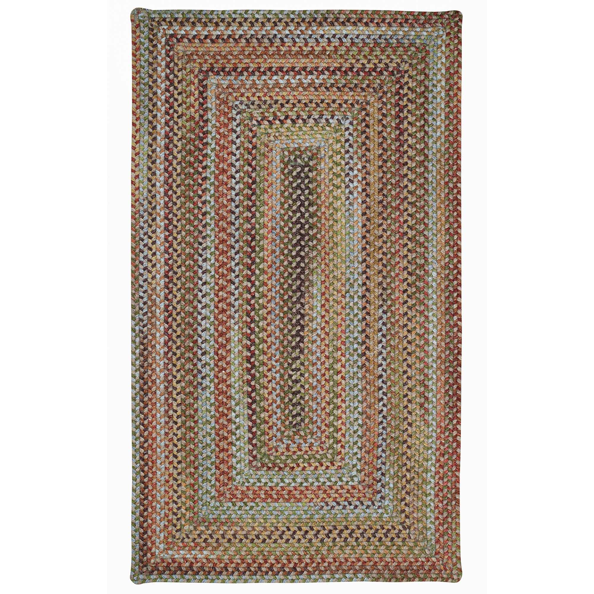 American Legacy Tuscan Braided Rug Concentric Rectangle image